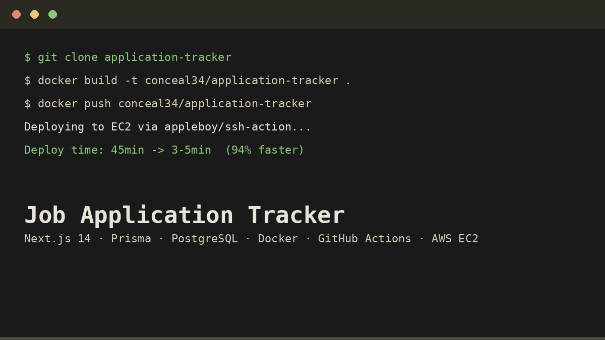 Job Application Tracker